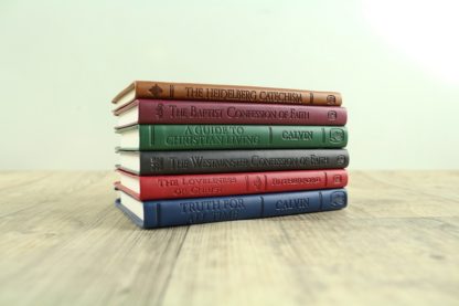 set image of 6 gift editions includes the westminster confession the baptist confessions of faith the loveliness of christ the heidelberg catechism truth for all time a guide to christian living