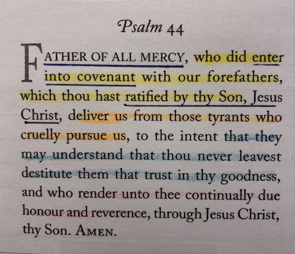 A picture of Ligon Duncan's copy of 'prayers on the psalms'