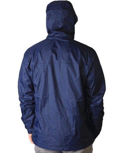 image of the back of the Banner Rain Jacekt