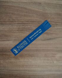 Banner of Truth Leather Bookmark - Blue