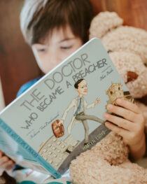 The Doctor Who Became a Preacher (board book) by Rebecca VanDoodewaard