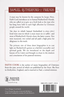 Samuel Rutherford and His Friends by Faith Cook