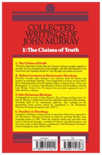 The Collected Writings of John Murray, Volume 1