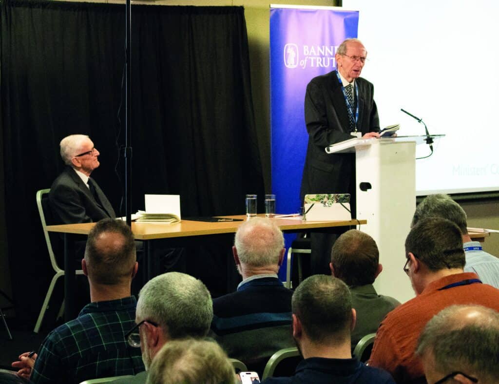 Iain H. Murray and Stuart Olyott at this year's conference