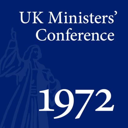 1972 UK Ministers’ Conference