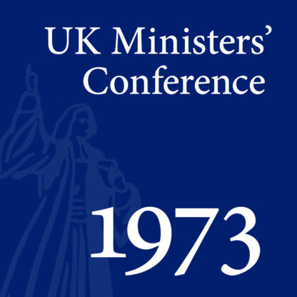 1973 UK Ministers’ Conference - Full Conference