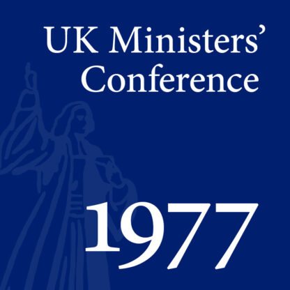 1977 UK Ministers’ Conference - Full Conference