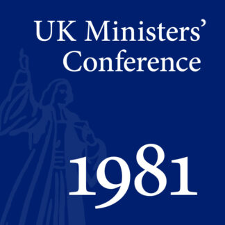 1981 UK Ministers’ Conference - Full Conference