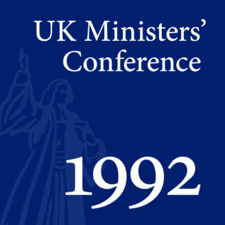 1992 UK Ministers’ Conference - Full Conference