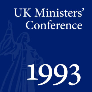 1993 UK Ministers’ Conference - Full Conference