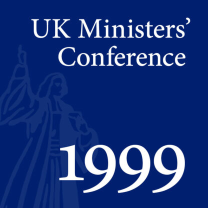 1999 UK Ministers’ Conference