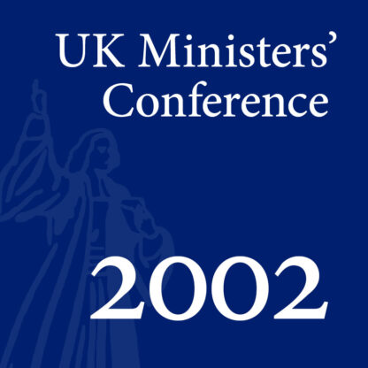 2002 UK Ministers’ Conference - Full Conference