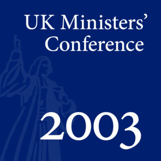 2003 UK Ministers’ Conference - Full Conference